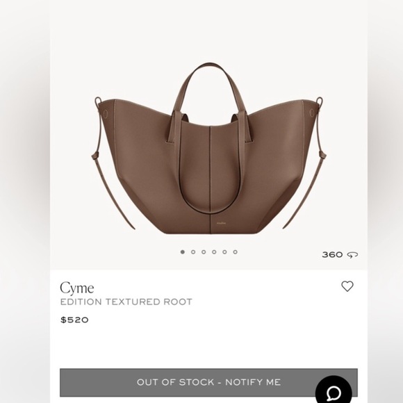 Polene Handbags - Polene Cyme in Root